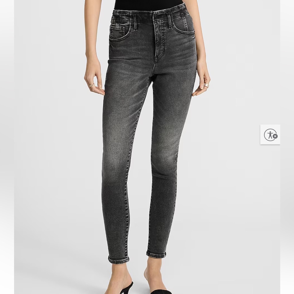 Express Charcoal Skinny Jeans